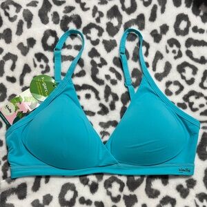 Kindly Teal Wireless Triangle Comfort Bra